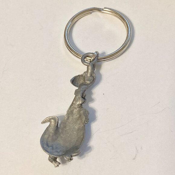 Vintage Flintstones Dino Dinosaur Keychain Keyring Looney Tunes Warner Bros. - Picture 7 of 9